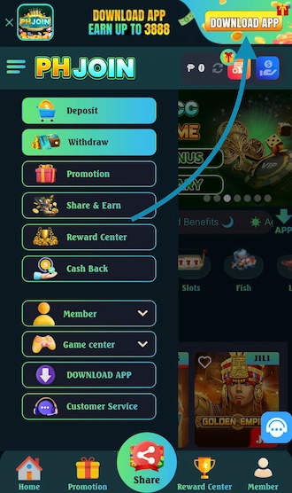 🍀Step 1: Click the "Download App" button.