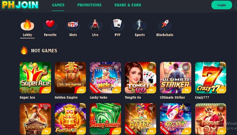Betting Games On PHJOIN App